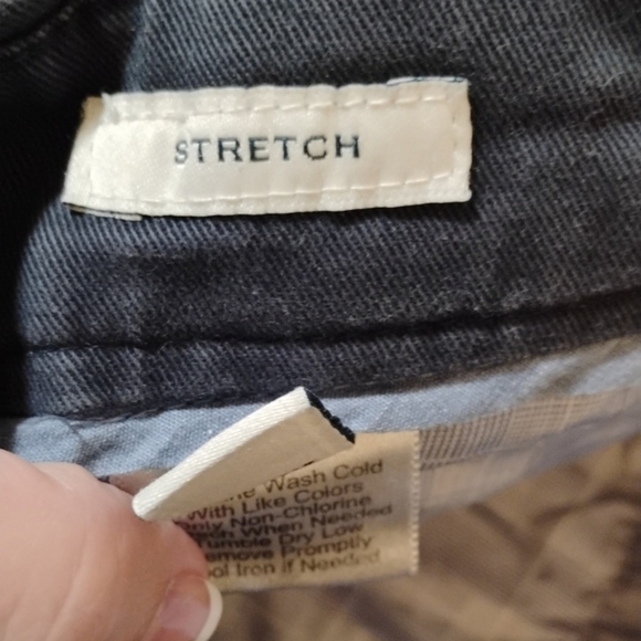 Joseph Abboud Men's Gray Chinos - Picture 3 of 9